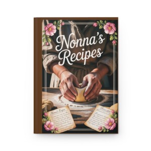 Charming Recipe Journal for Grandmothers, Family Recipe Notebook, Gift for Cooking Enthusiasts, Keepsake Journal, Artisan Cook Book