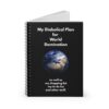 My Diabolical Plan Spiral Notebook - Ruled Line, Funny Notebook, To-Do List Journal, Gift for Moms, Office Supplies, World Domination Theme