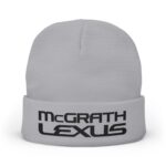 McGrath Lexus Embroidered Knit Beanie, Winter Hat, Personalized Gift, Fashion Accessory, Unisex Beanie, Cozy Headwear