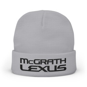 McGrath Lexus Embroidered Knit Beanie, Winter Hat, Personalized Gift, Fashion Accessory, Unisex Beanie, Cozy Headwear