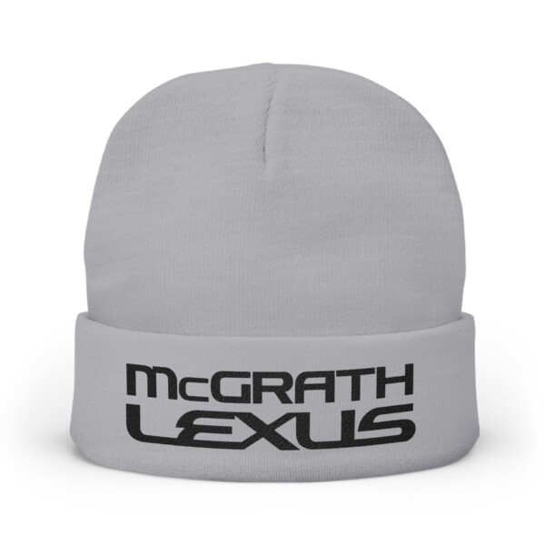 McGrath Lexus Embroidered Knit Beanie, Winter Hat, Personalized Gift, Fashion Accessory, Unisex Beanie, Cozy Headwear