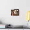 Cute Puppy in a Purse Canvas Art, Dog Lovers Decor, Pet Portrait Wall Art, Gift for Animal Lovers, Home Sweet Home Decoration