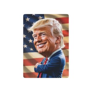 Patriotic Poker Playing Cards - Trump Design & Ace of Spades